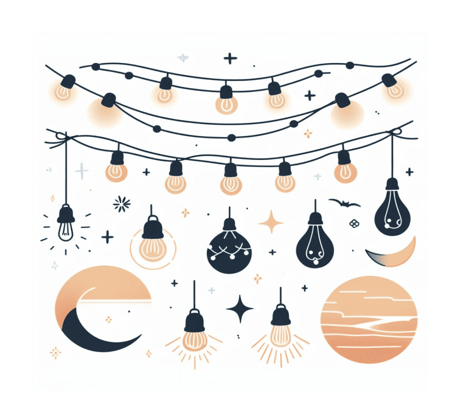 String Lights Clipart Png Free