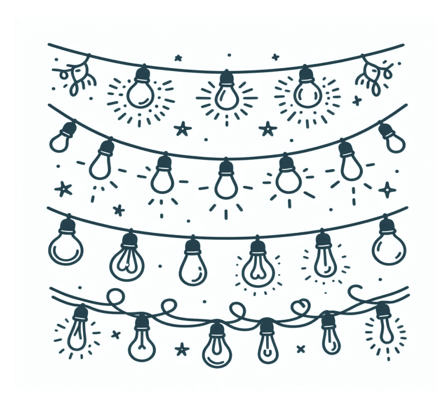 String Lights Clipart Png Photo
