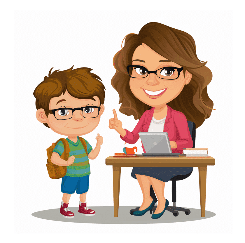 Teacher and Student Clipart Download Photo