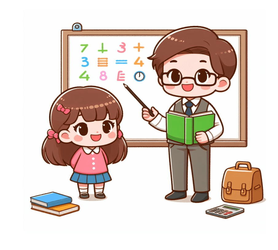 Teacher and Student Clipart Image