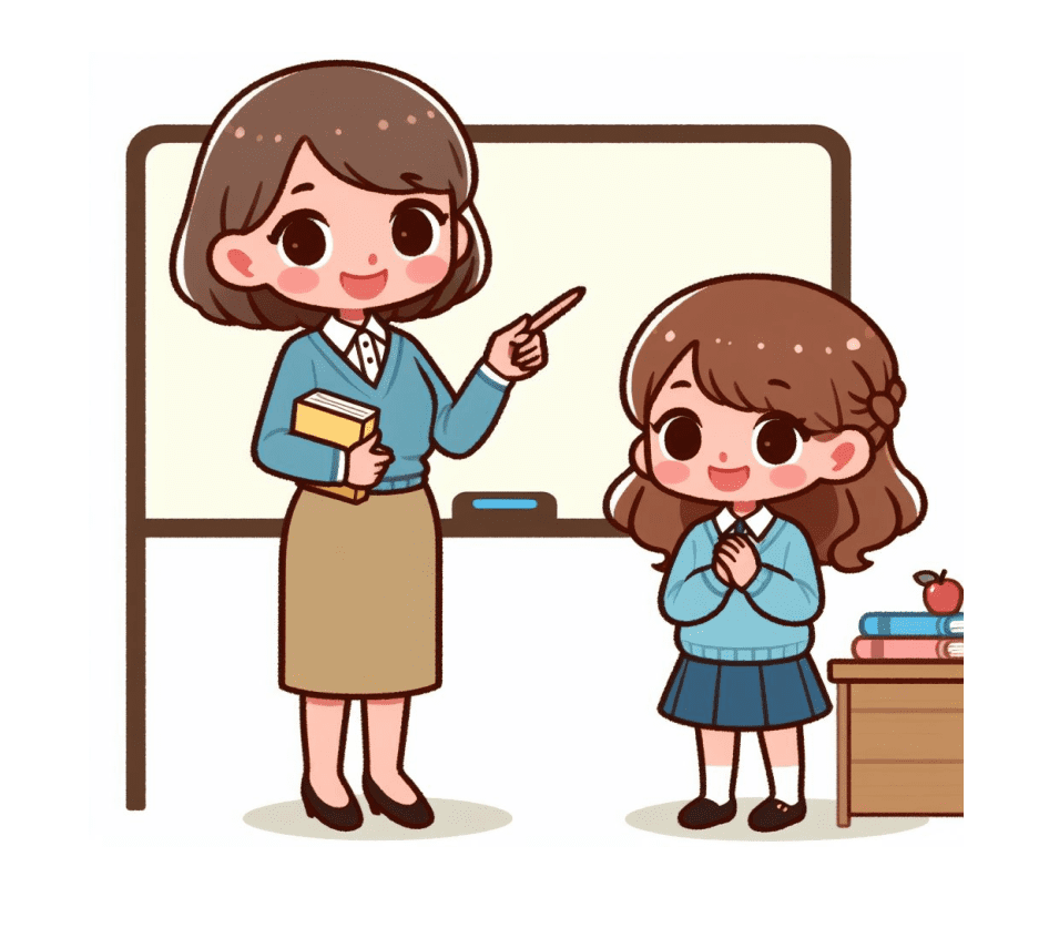 Teacher and Student Clipart Picture Png