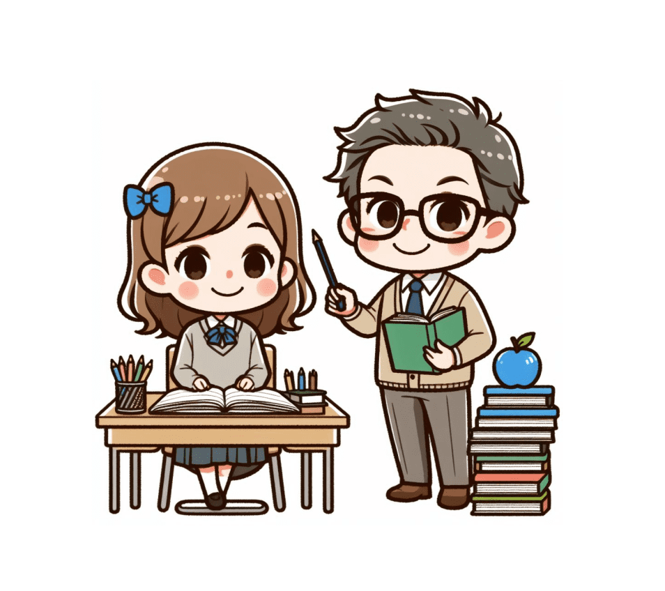 Teacher and Student Clipart Picture