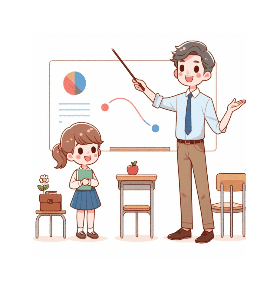 Teacher and Student Clipart Png Download