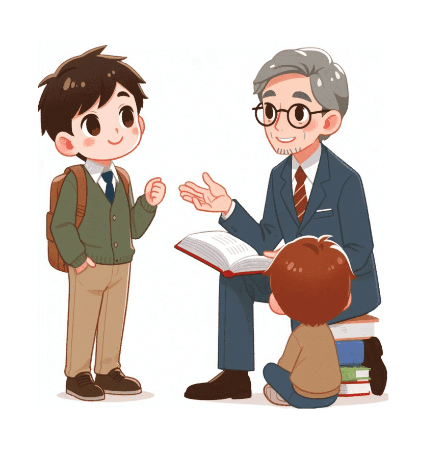 Teacher and Student Clipart Png Image