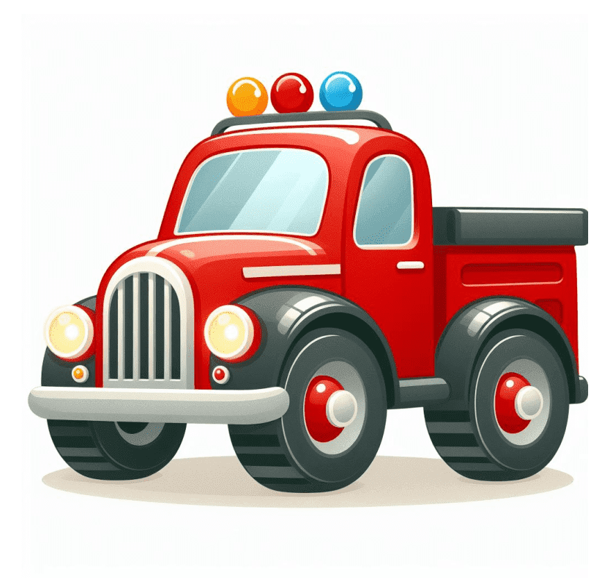 Toy Car Clip Art Image