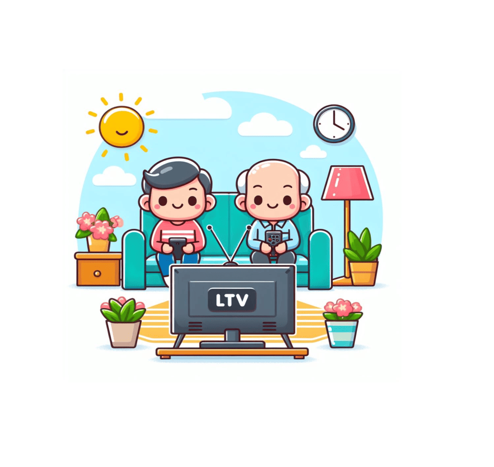 Watching TV Clipart Free Pictures