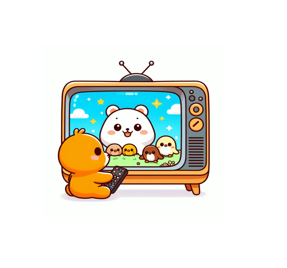 Watching TV Clipart Photo Png