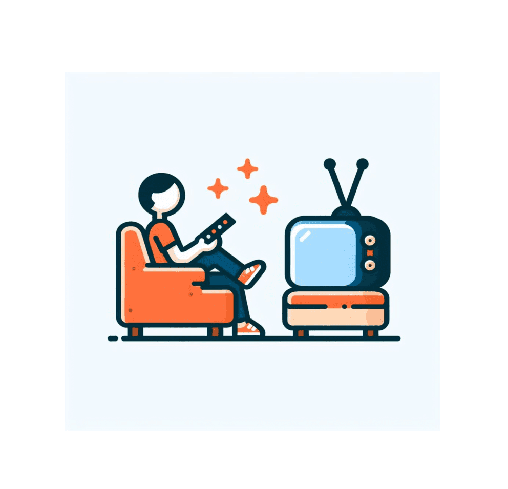 Watching TV Clipart Photos Png