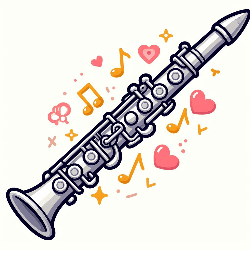 A Clarinet Clipart