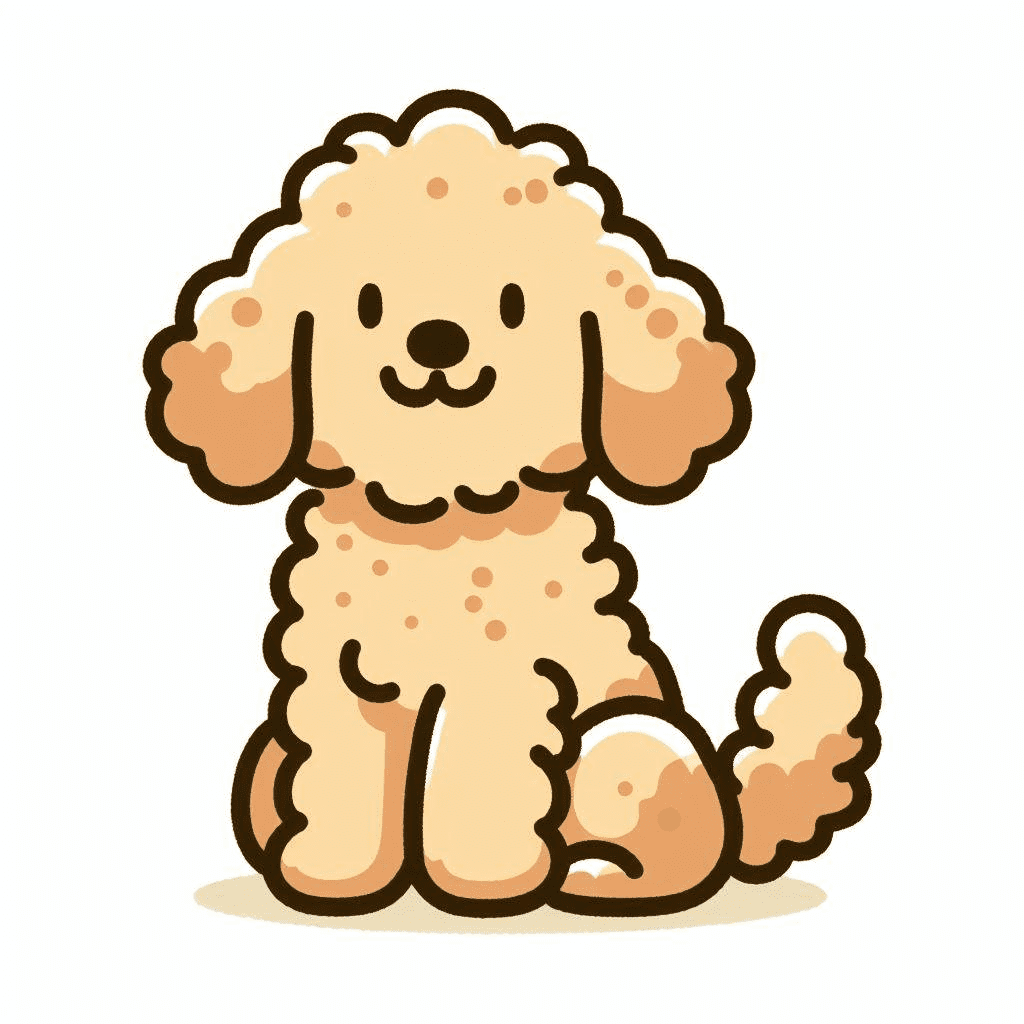 A Goldendoodle Clipart For Free