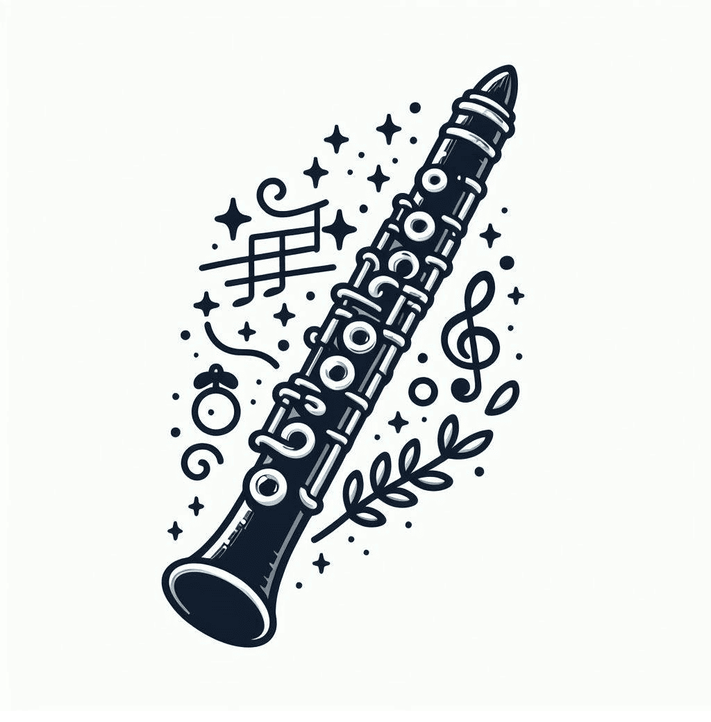 Amazing Clarinet Clipart Free