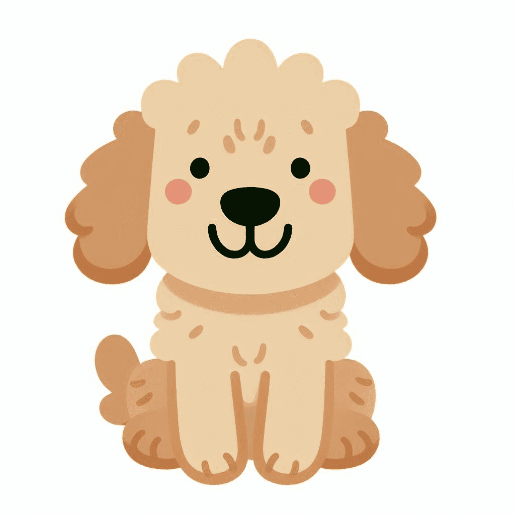 Amazing Goldendoodle Free Clipart Download