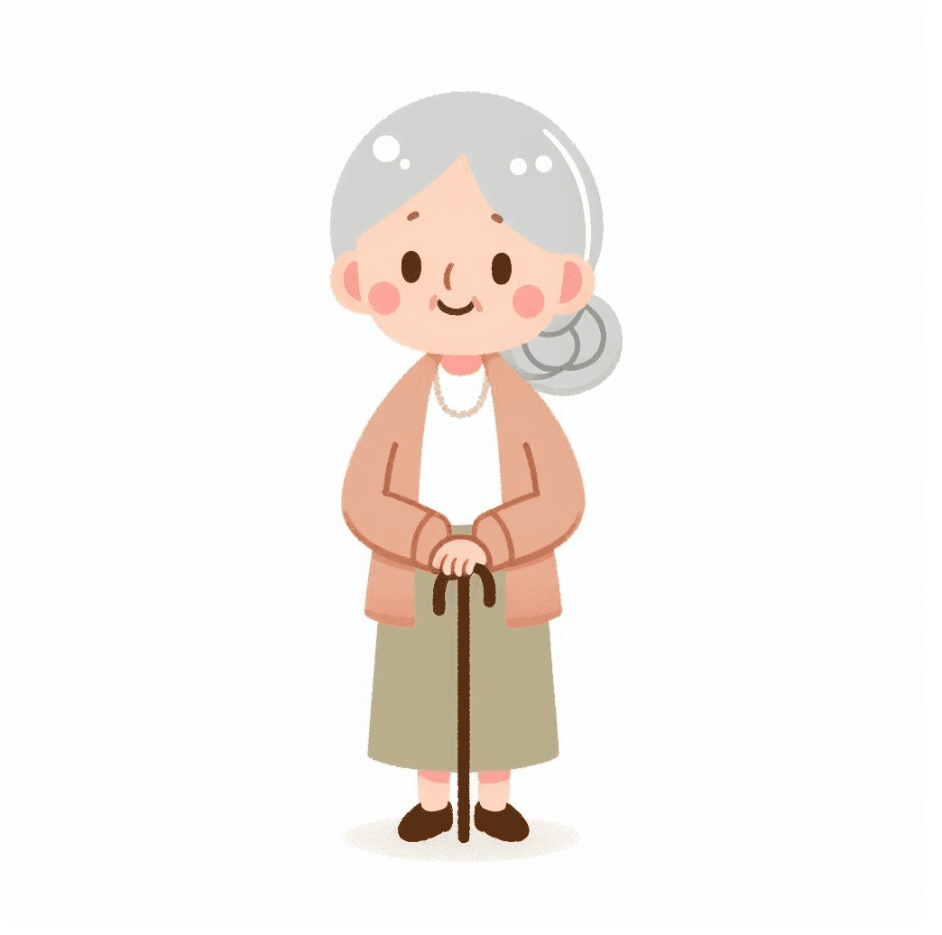 Amazing Old Lady Clipart Free Png