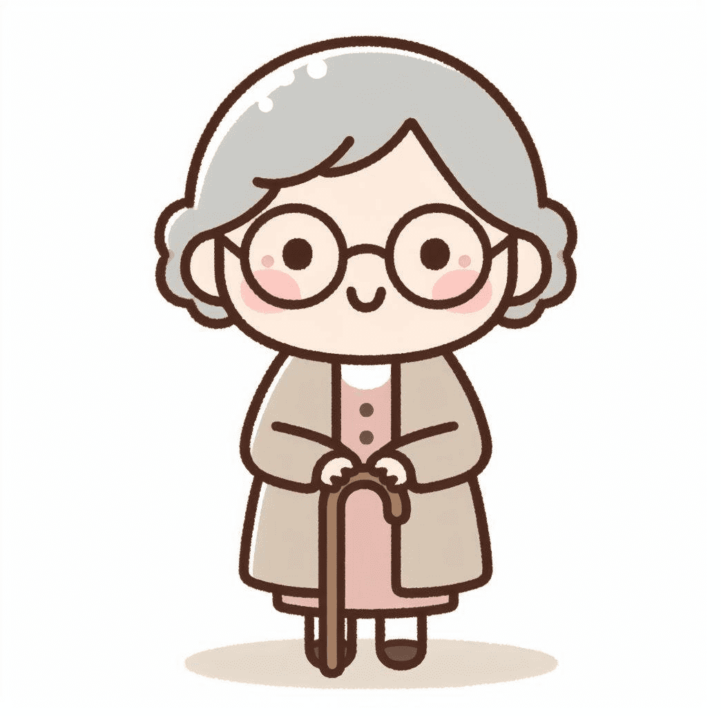 Amazing Old Lady Clipart Image Png
