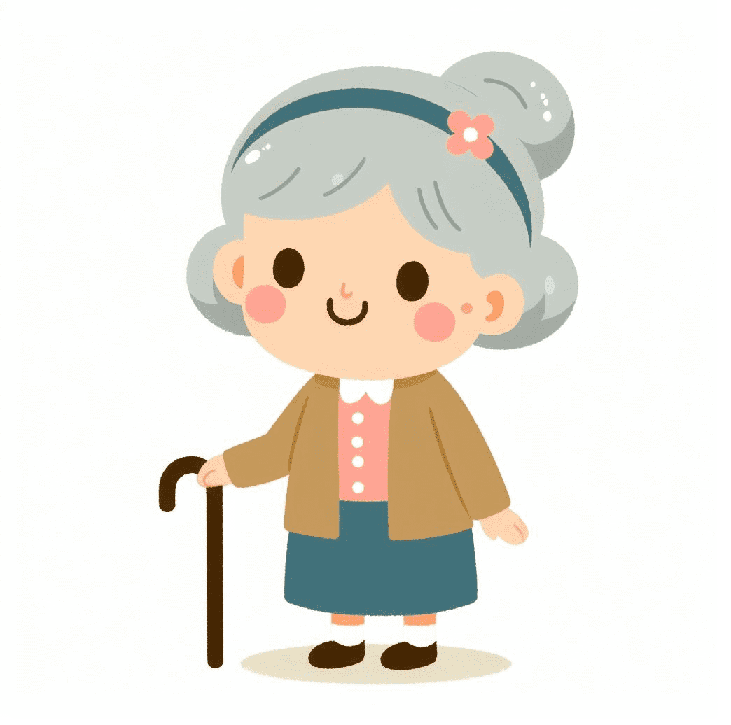 Amazing Old Lady Clipart Png