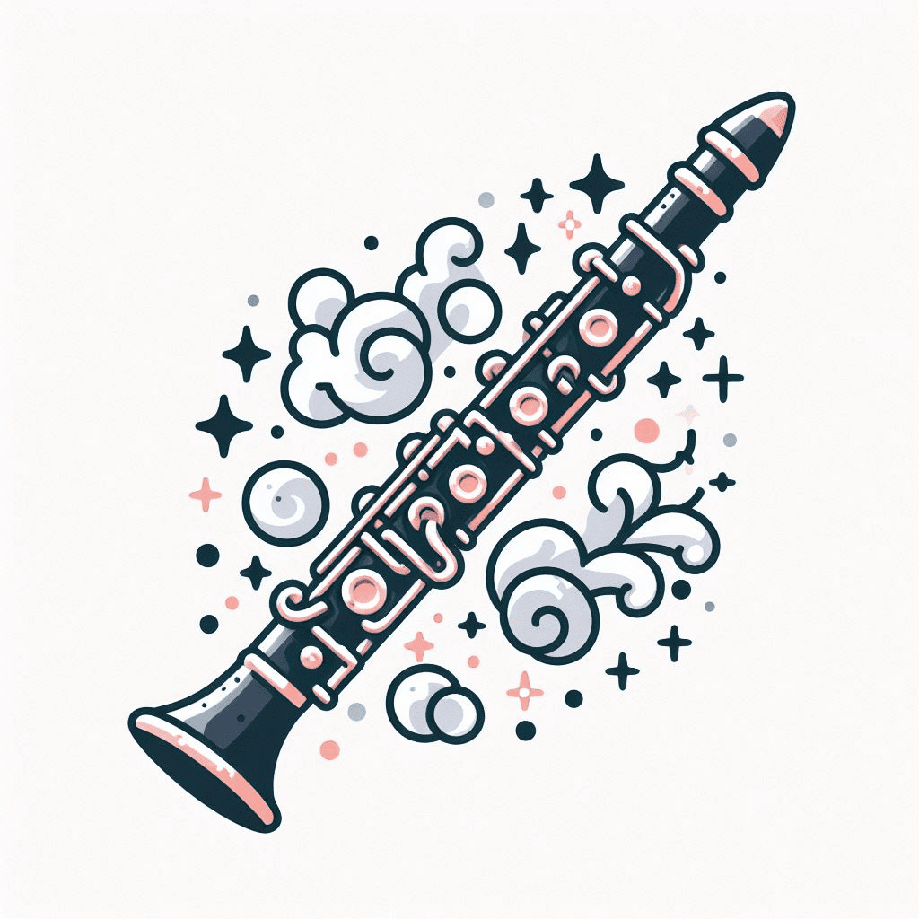Beautiful Clarinet Clipart Download
