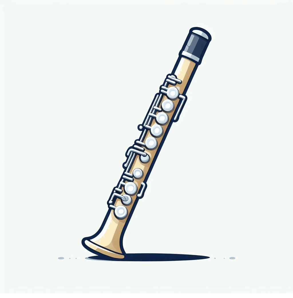 Beautiful Clarinet Clipart