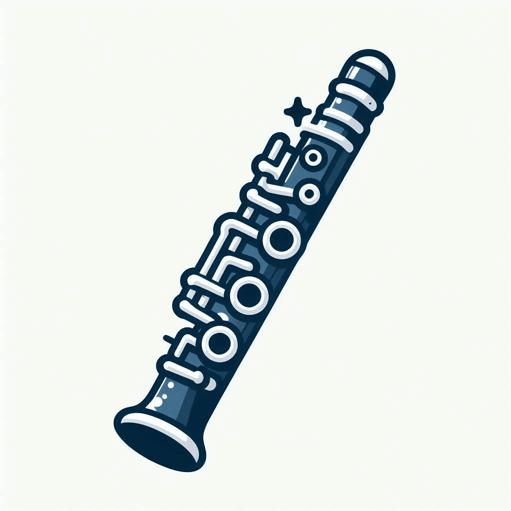 Beautiful Clarinet Free Download Clipart