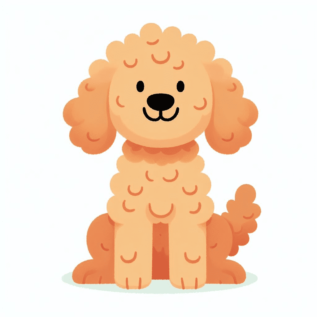 Beautiful Goldendoodle Clipart Png