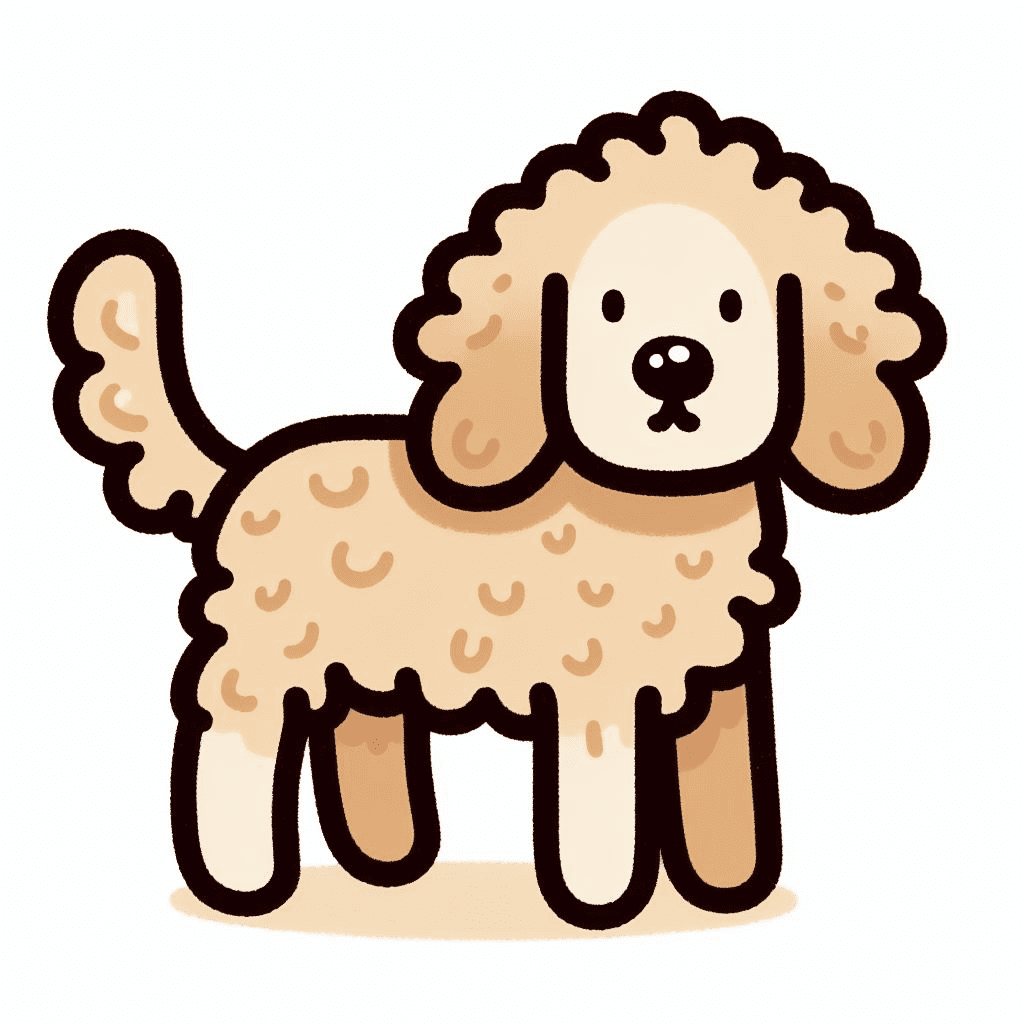Beautiful Goldendoodle Free Clipart