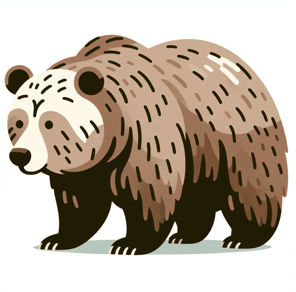 Beautiful Grizzly Bear Clipart Png