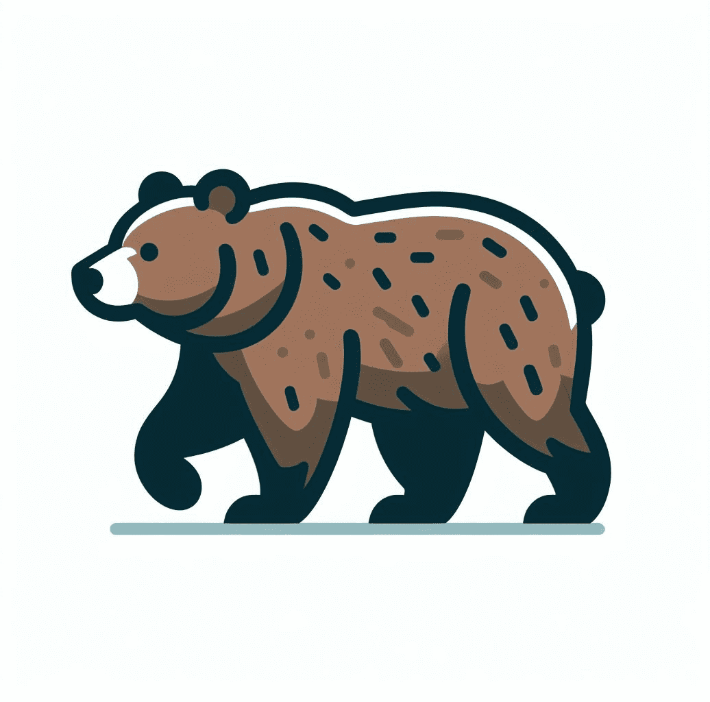 Beautiful Grizzly Bear Clipart