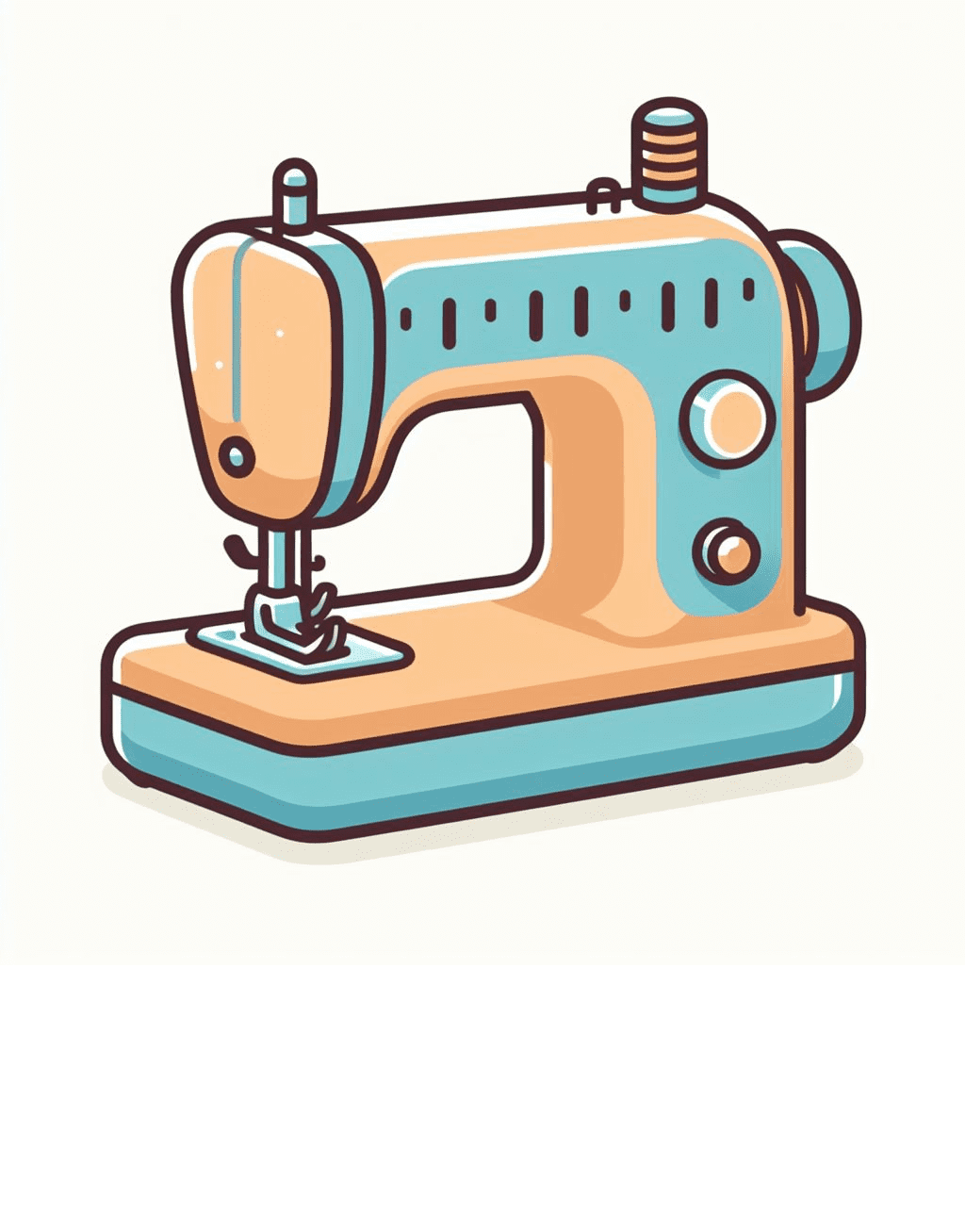 Beautiful Sewing Machine Clip Art