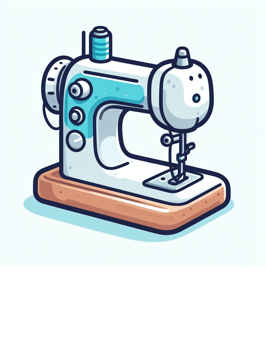 Beautiful Sewing Machine For Kid Clipart