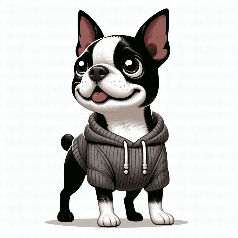 Boston Terrier Clipart Free Image