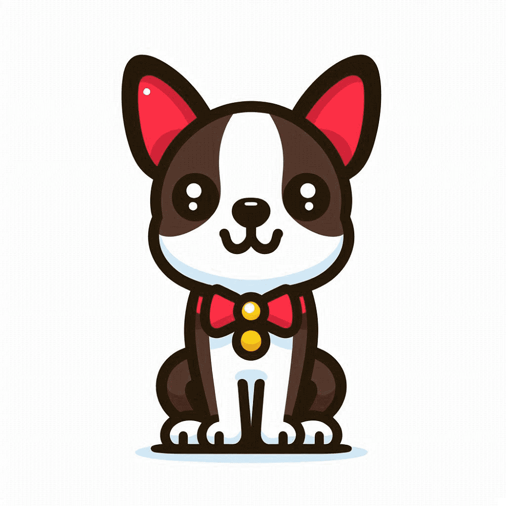 Boston Terrier Clipart Free Picture