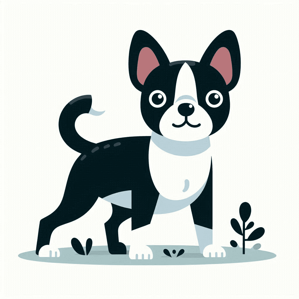 Boston Terrier Clipart Image Png