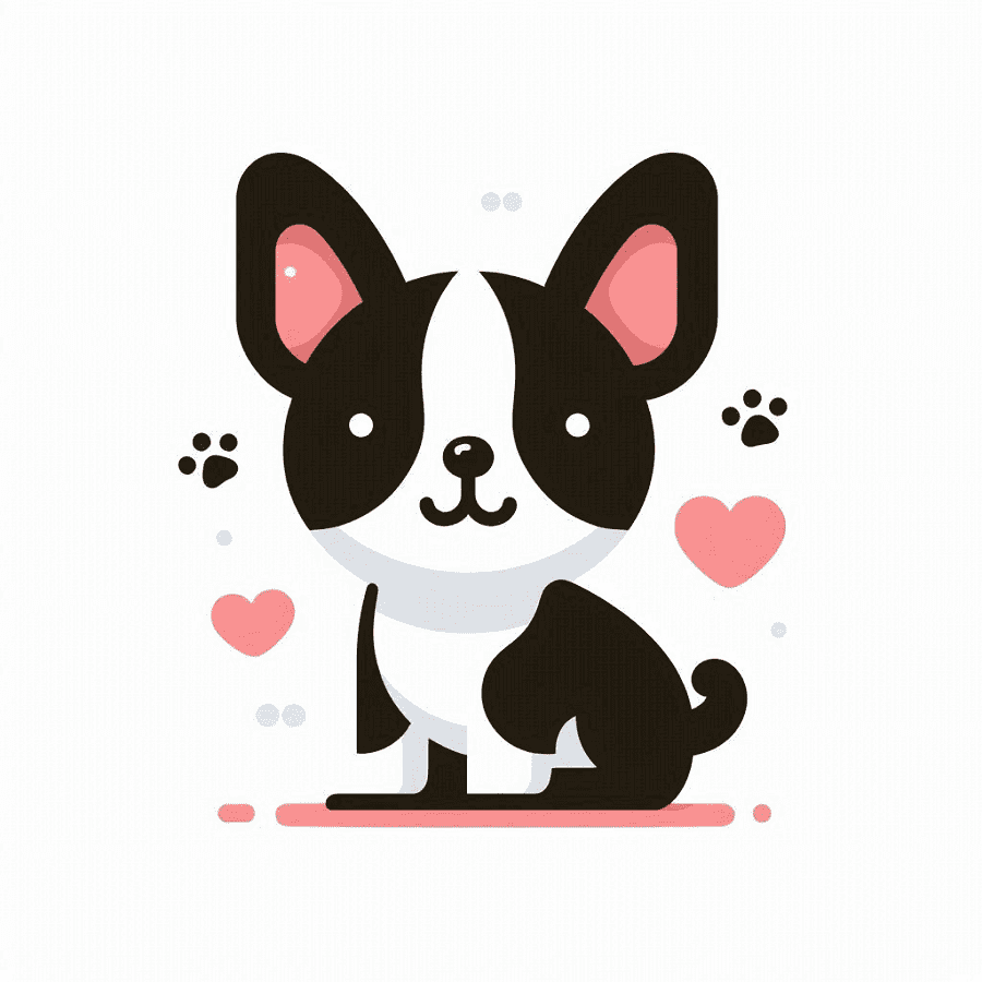 Boston Terrier Clipart Png Free