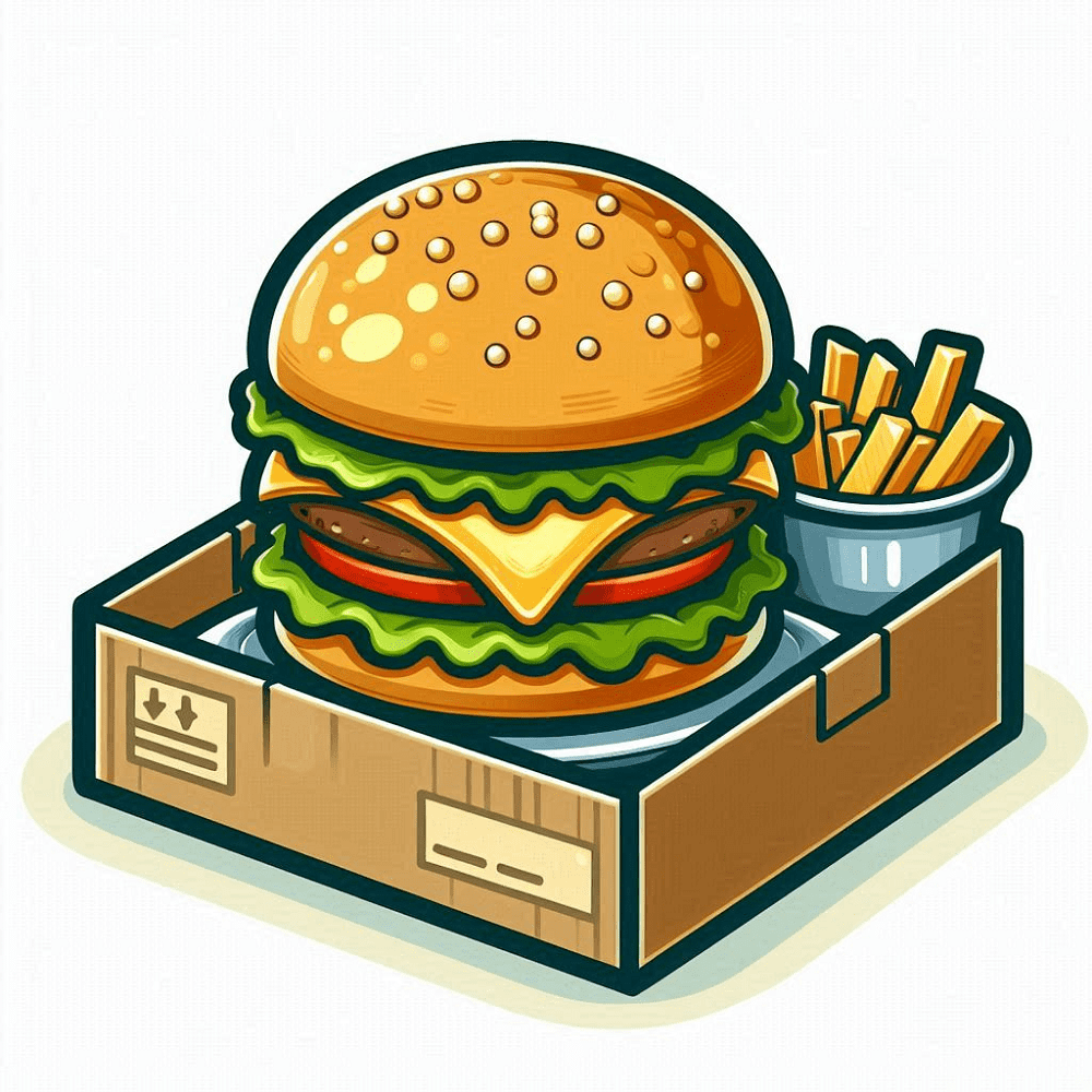 Cheeseburger Clipart For Kid