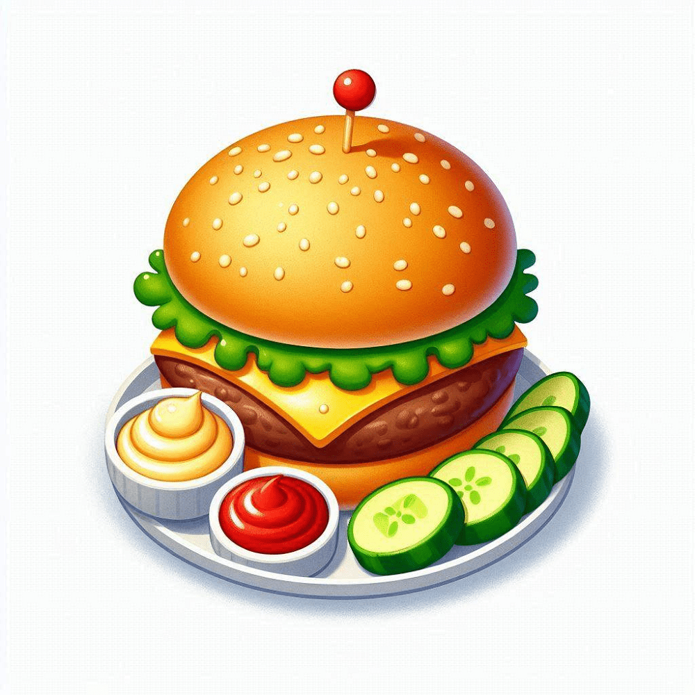 Cheeseburger Clipart Picture Free