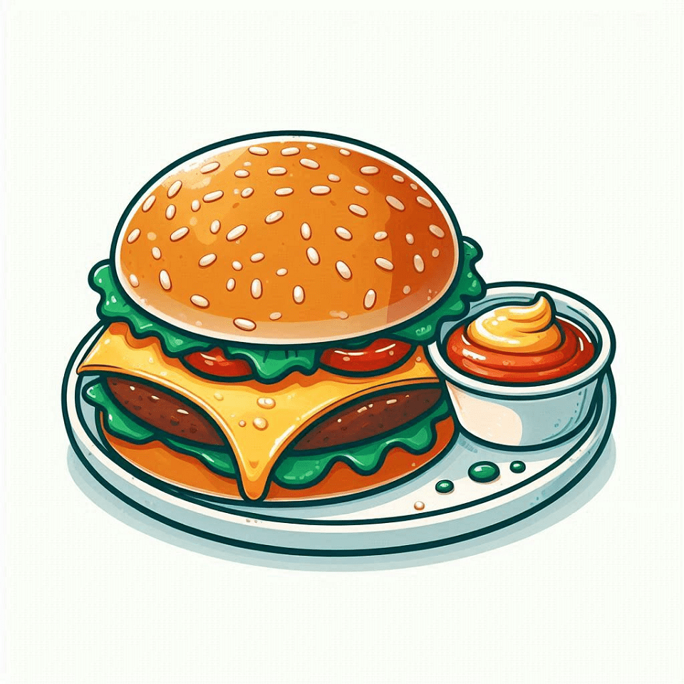 Cheeseburger Clipart Picture Png