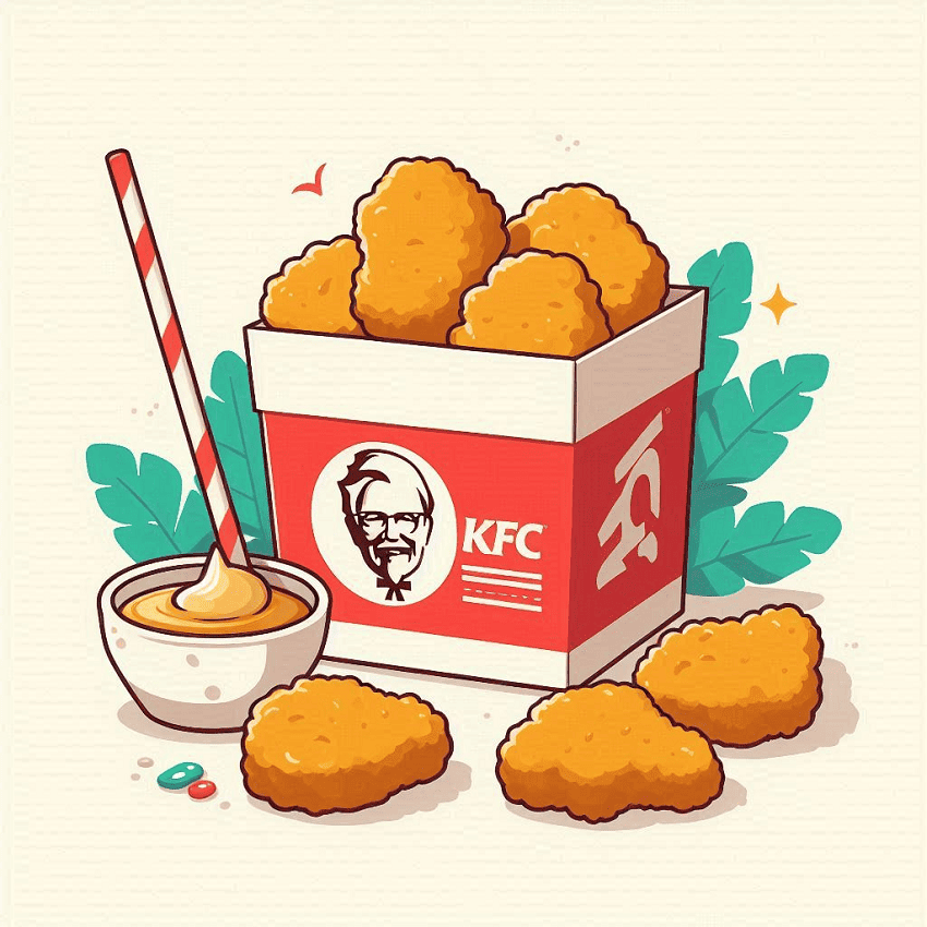 Chicken Nuggets Clipart Free Picture