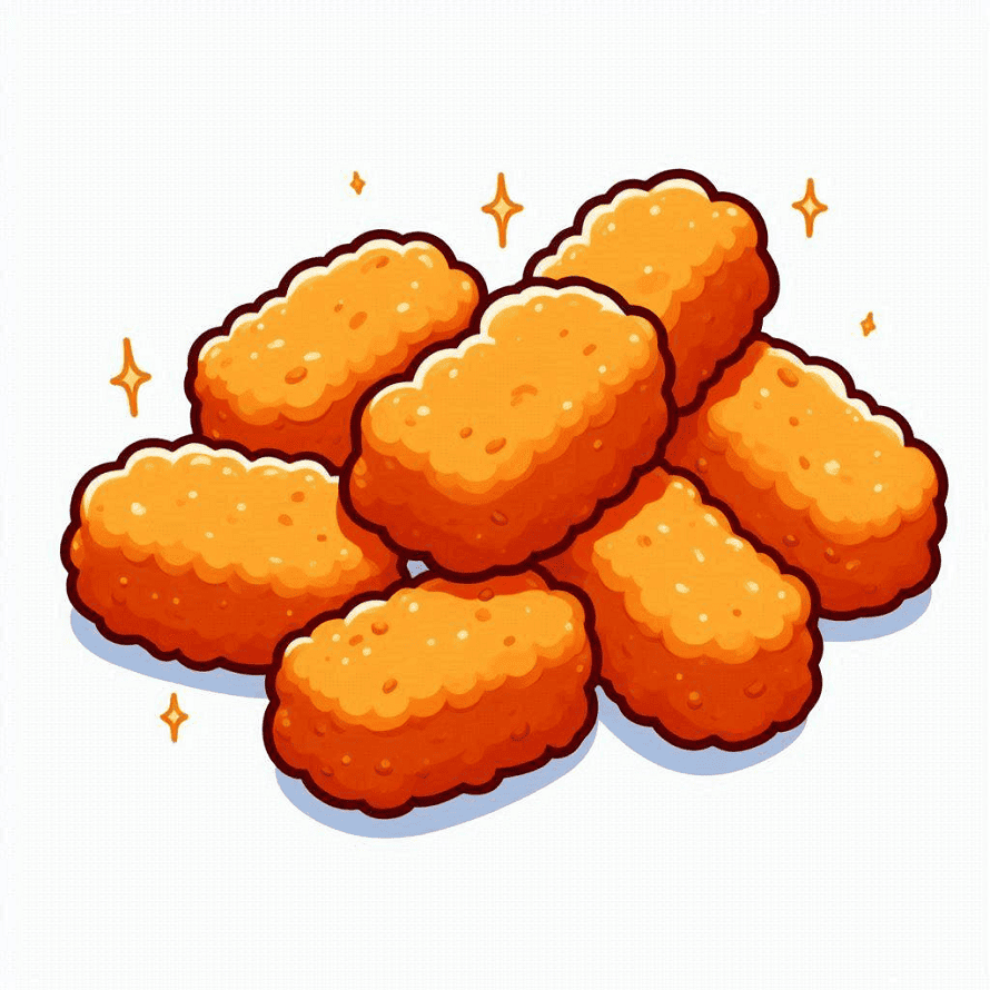 Chicken Nuggets Clipart Photo