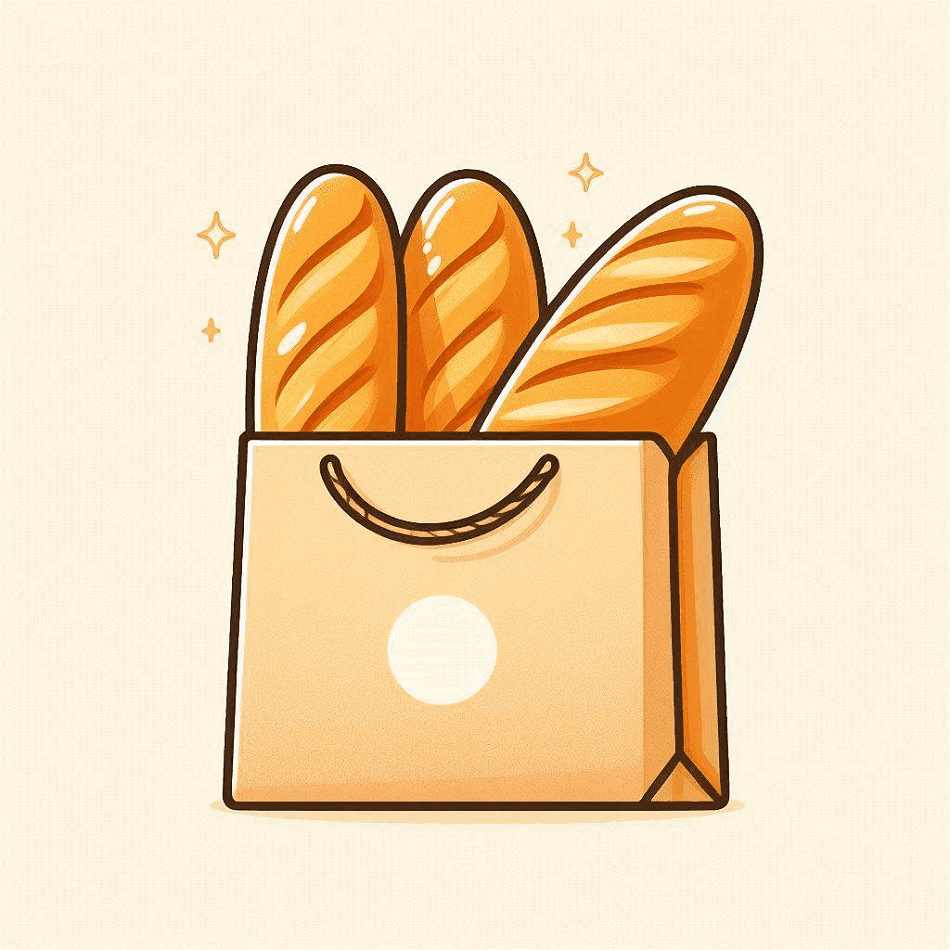 Clipart of Baguette Png