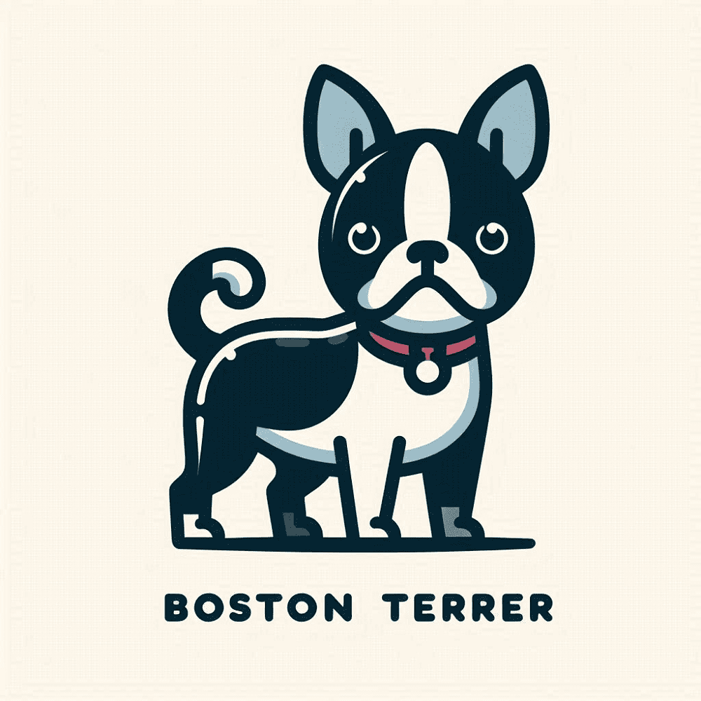 Clipart of Boston Terrier Free