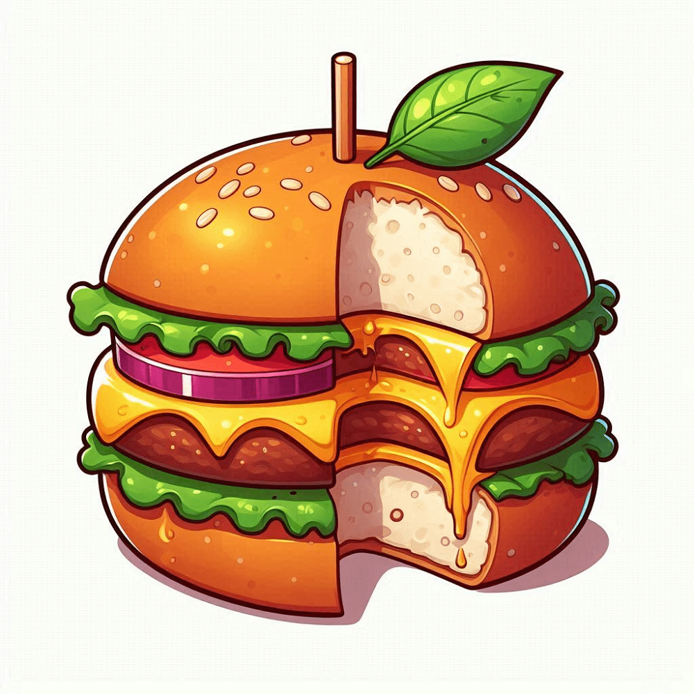 Clipart of Cheeseburger Download Png Image
