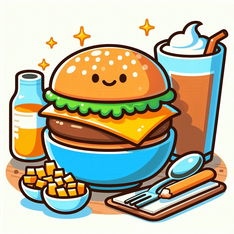 Clipart of Cheeseburger Free Photos