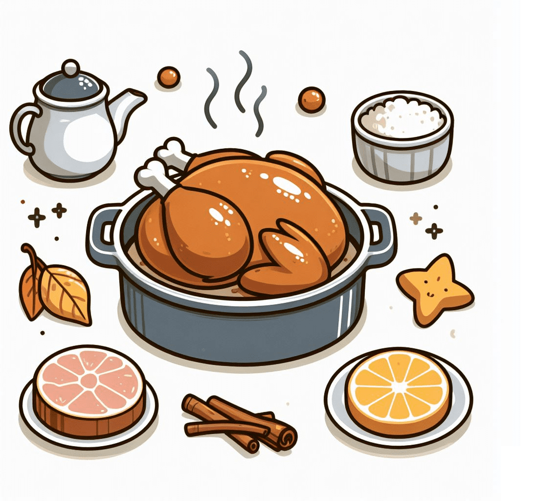 Clipart of Cooked Turkey Image