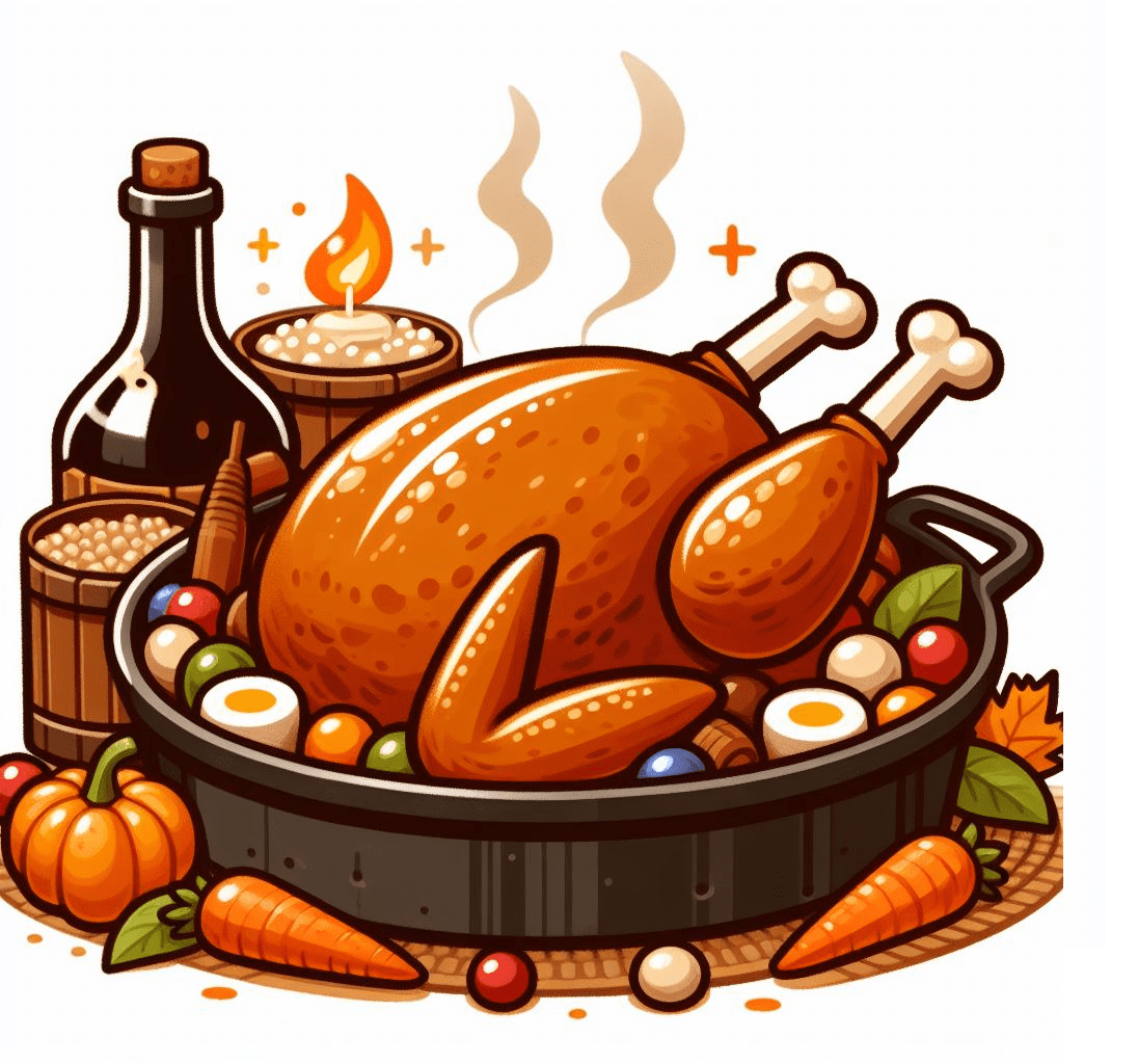 Clipart of Cooked Turkey Photo