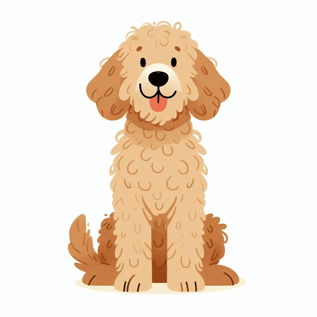 Clipart of Goldendoodle Photo