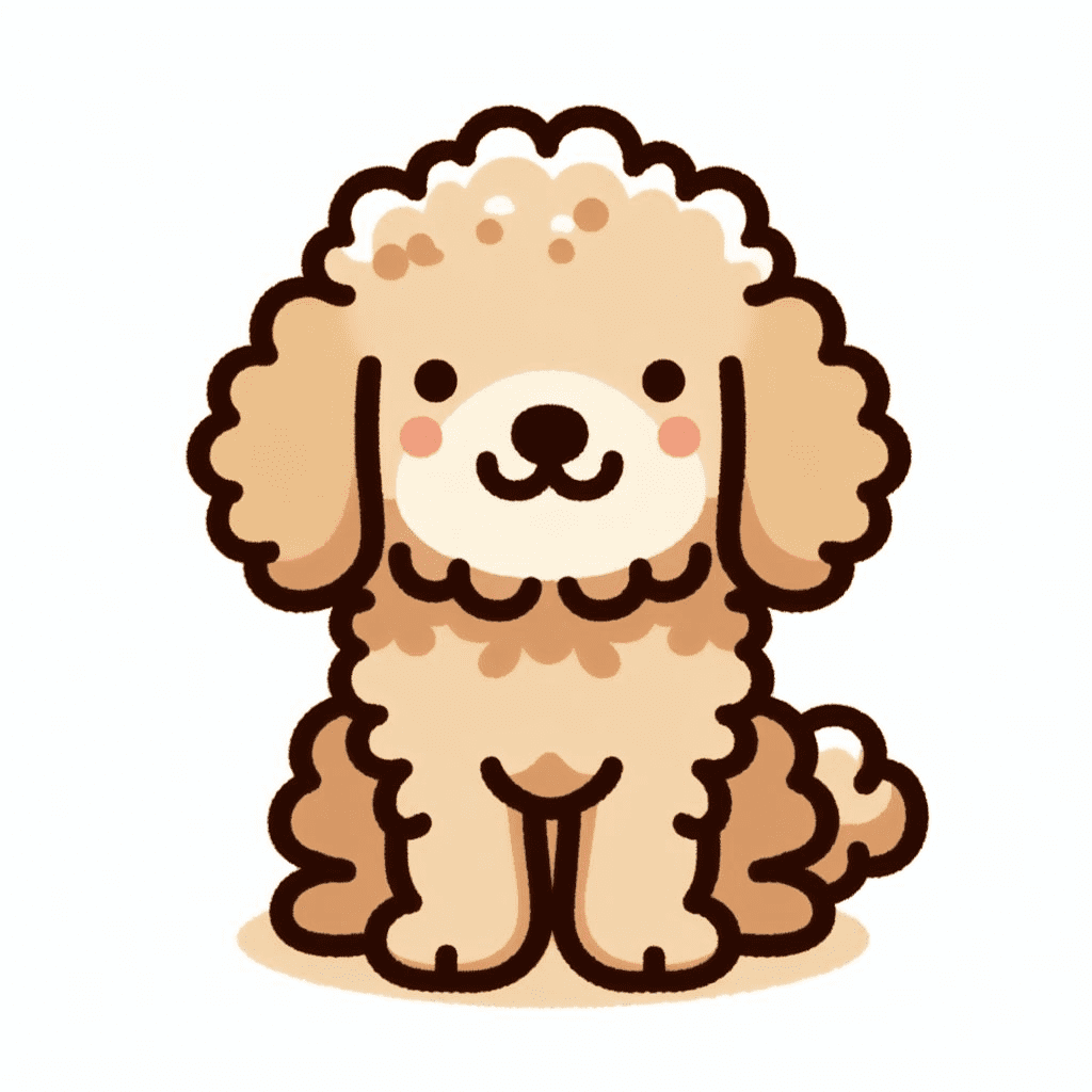 Clipart of Goldendoodle