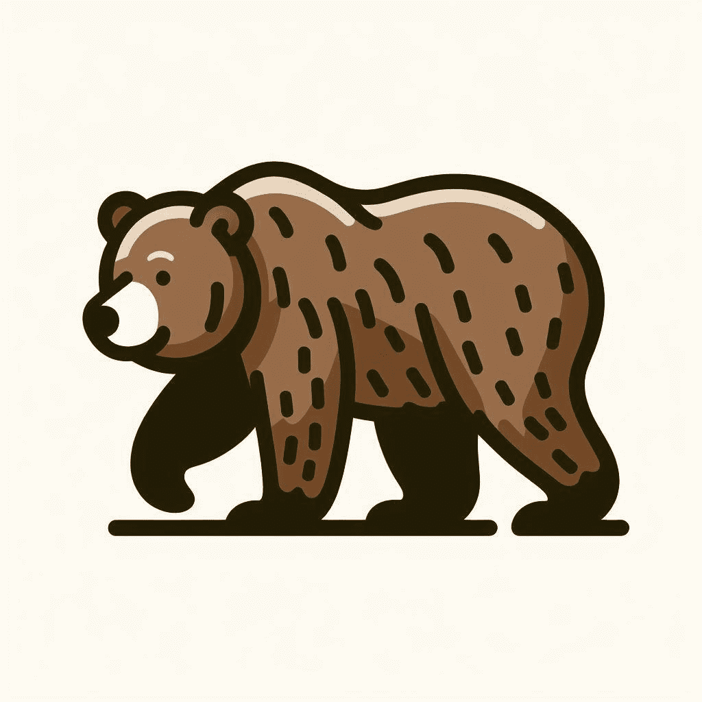 Clipart of Grizzly Bear Images