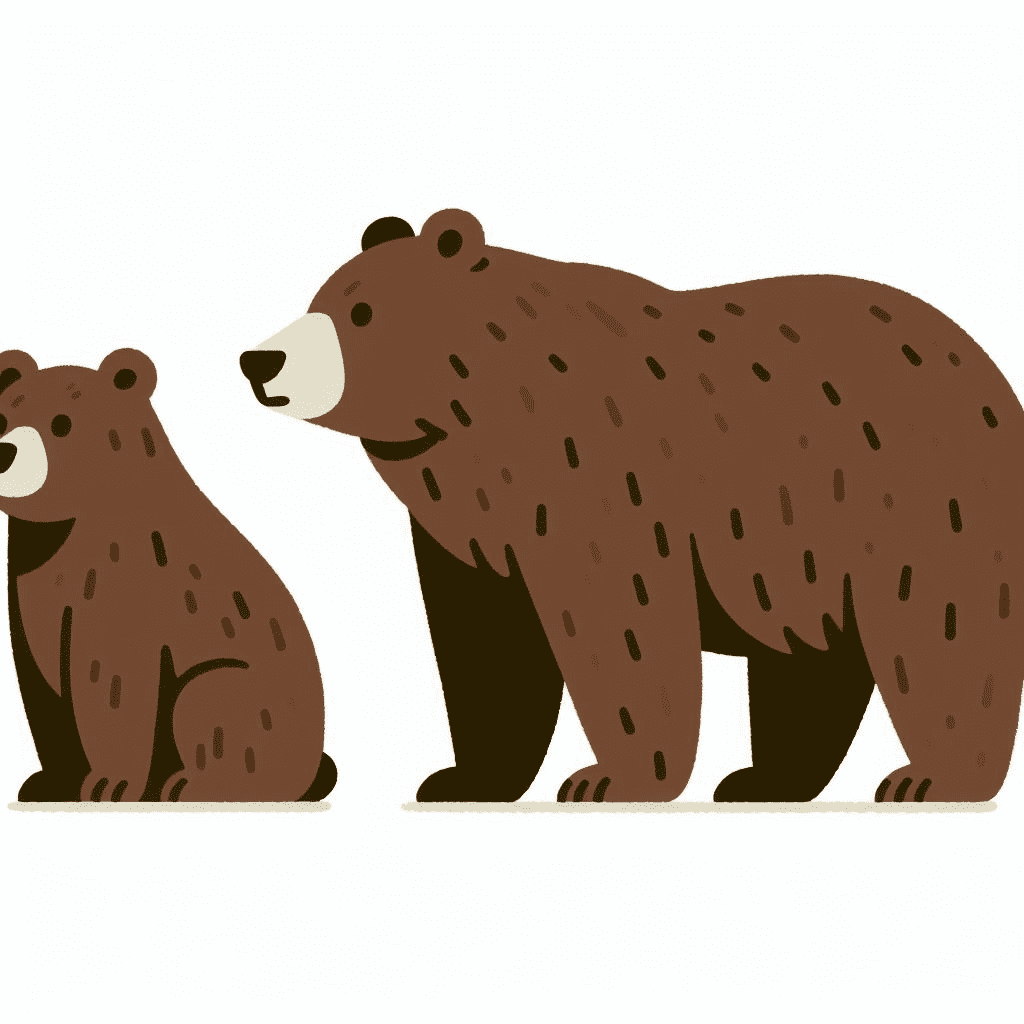 Clipart of Grizzly Bear Picture