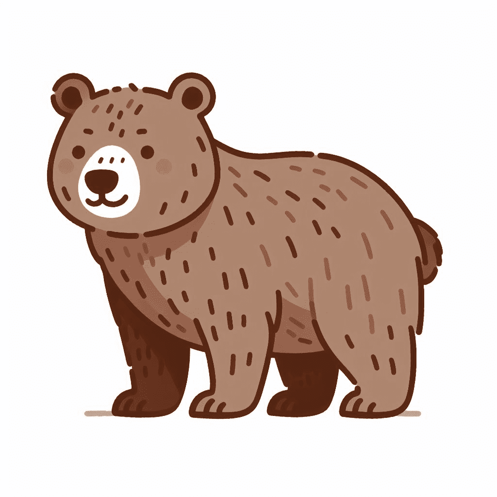 Clipart of Grizzly Bear
