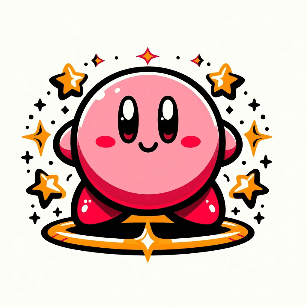 Clipart of Kirby
