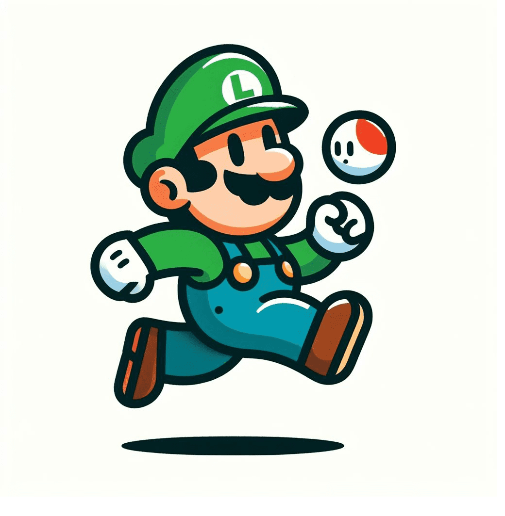 Clipart of Luigi Image